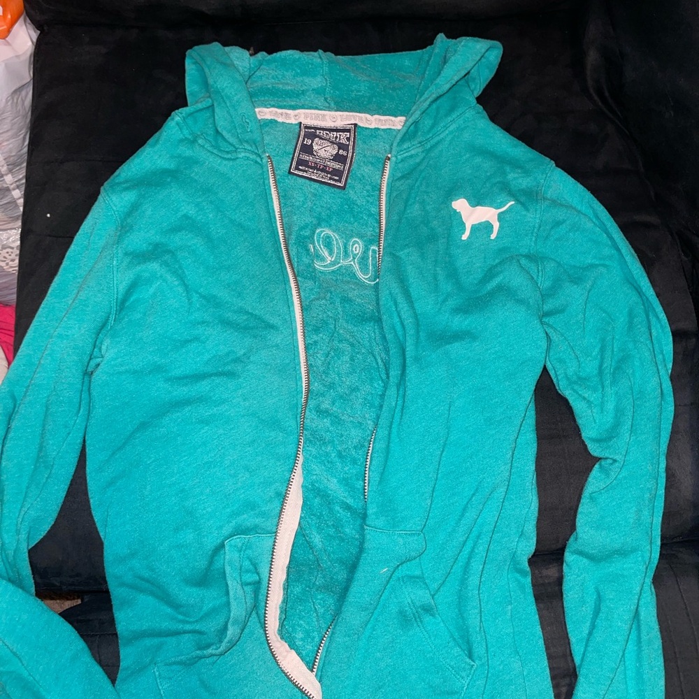 Victoria's Secret PINK Teal Hoodie